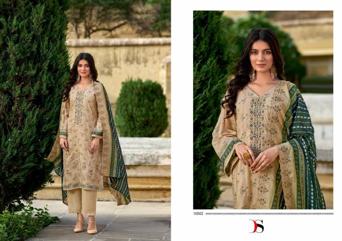 Bin Saeed 10 By Deepsy Suits Embroidery Cotton Pakistani Suit Wholesalers In Delhi